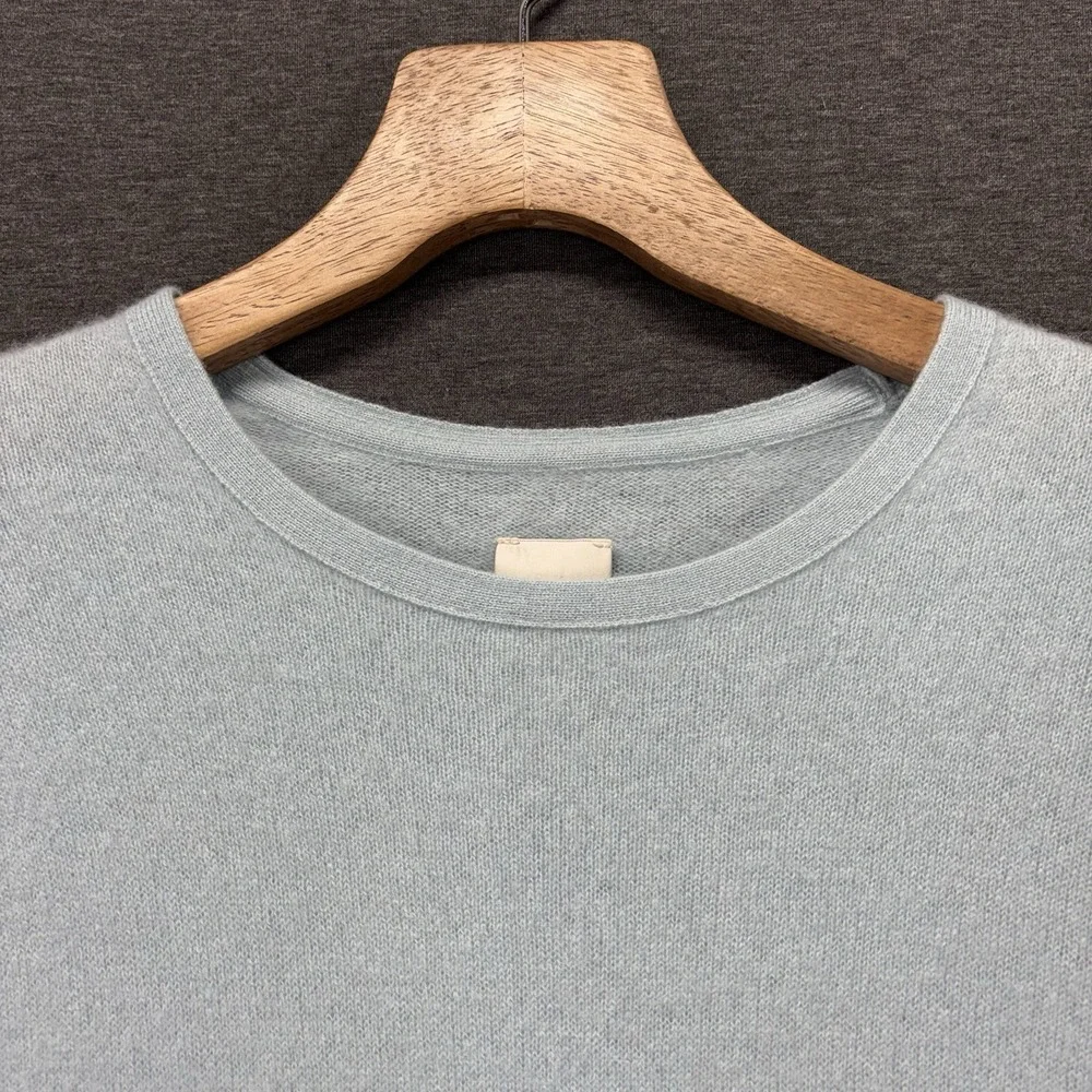 Maeve‎ Anthropologie Cashmere collection sweater Womens XS Light Blue Scoop Neck